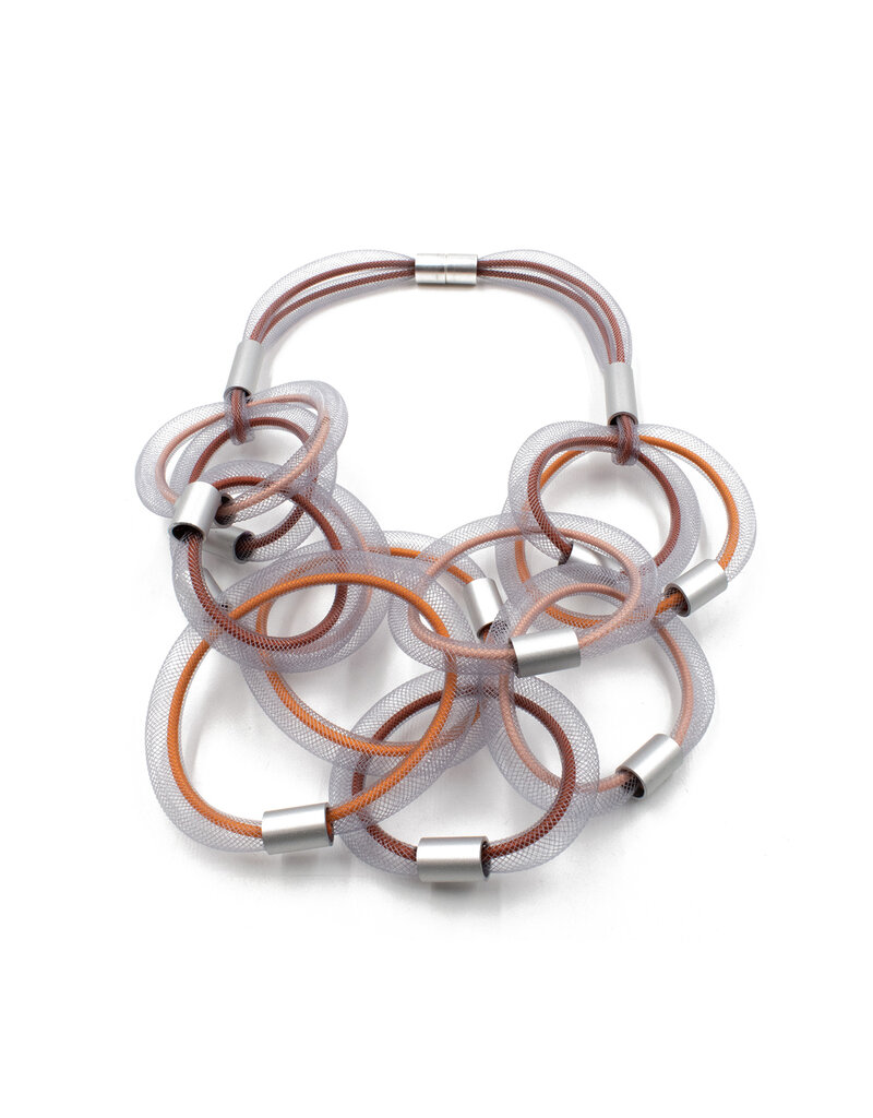 Christina Brampti Double strand mesh rings N