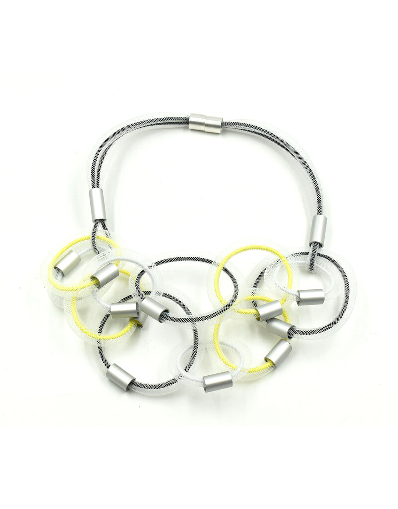 Christina Brampti Double strand mesh rings N