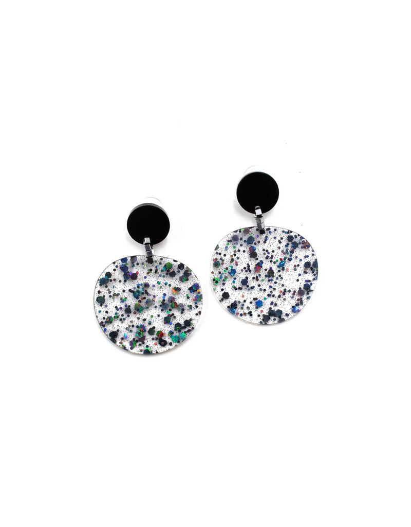 Christina Brampti Double circle drop small E