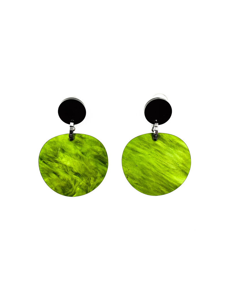 Christina Brampti Double circle drop small E