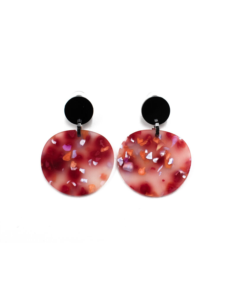 Christina Brampti Double circle drop small E