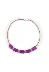 Christina Brampti Mesh cube encased bead N