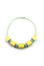 Christina Brampti Mesh cube encased bead N