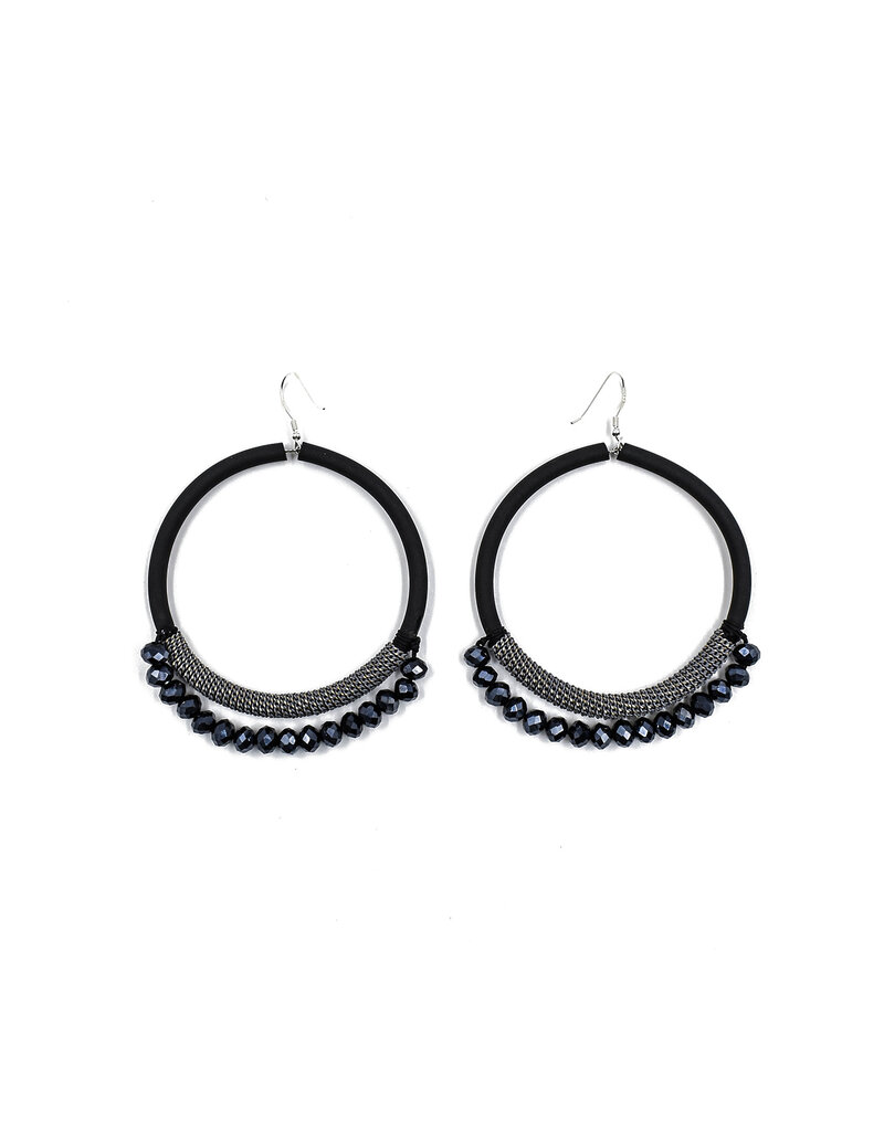Christina Brampti Crystal hoop mesh E