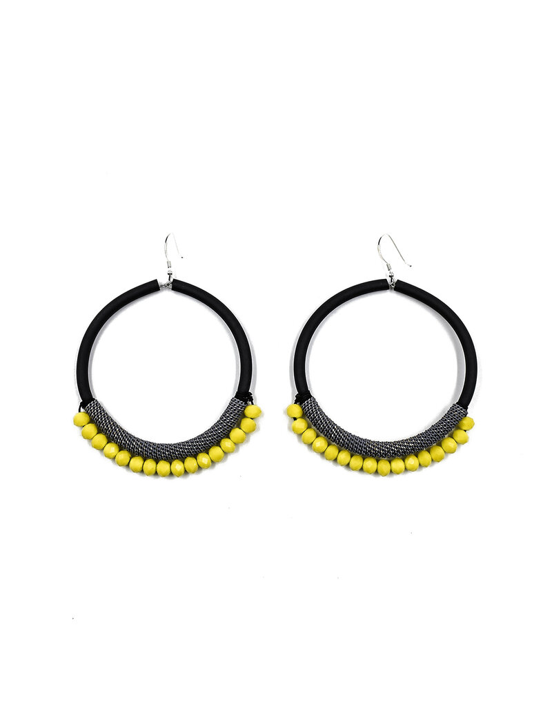 Christina Brampti Crystal hoop mesh E