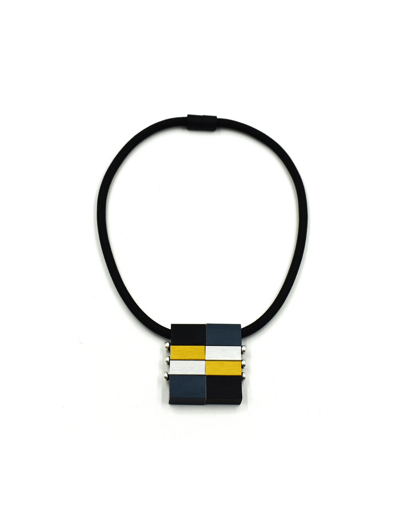 Christina Brampti Grid chess pendant N