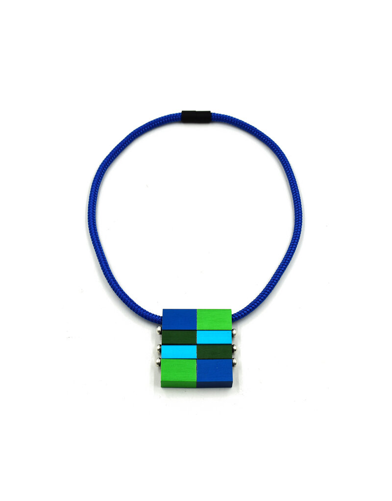 Christina Brampti Grid chess pendant N