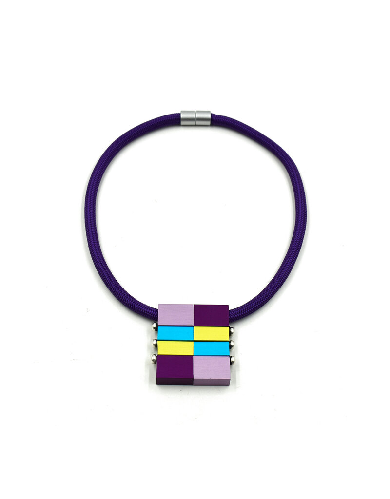 Christina Brampti Grid chess pendant N