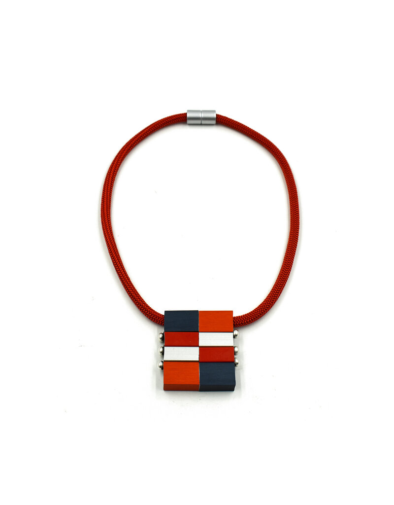 Christina Brampti Grid chess pendant N