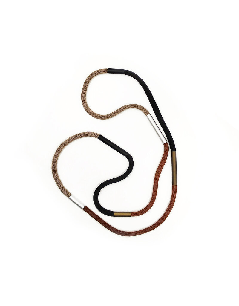 Christina Brampti Aluminium multi colour tube long N