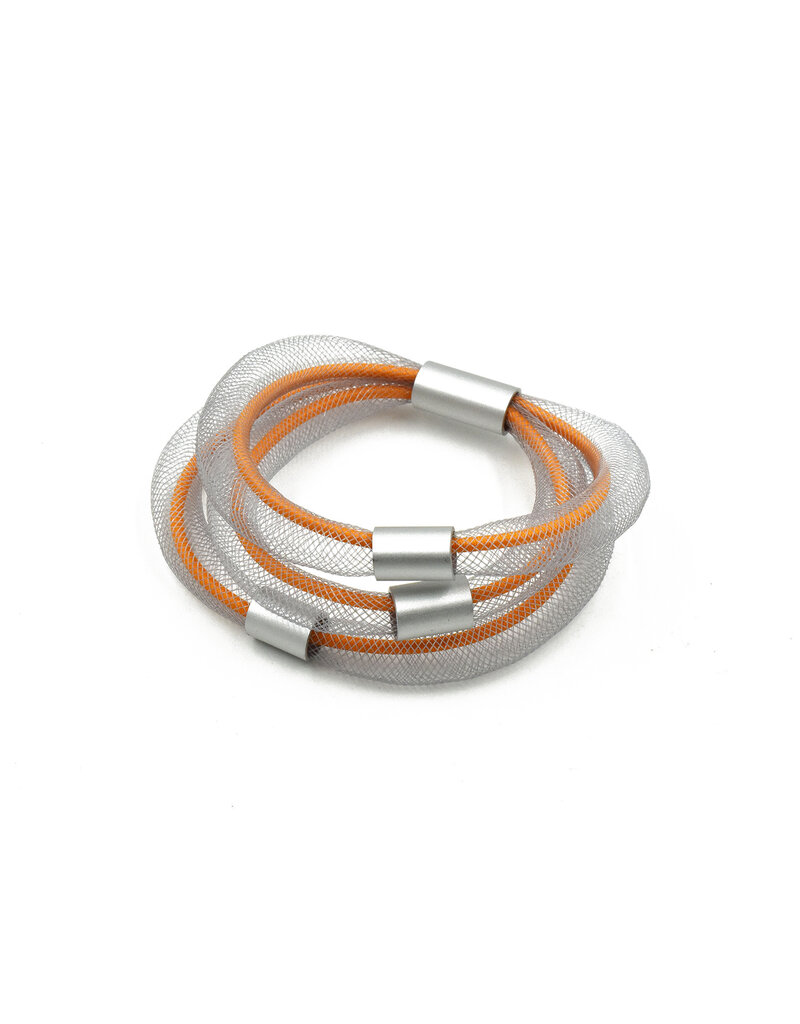 Christina Brampti Mesh cord aluminum B