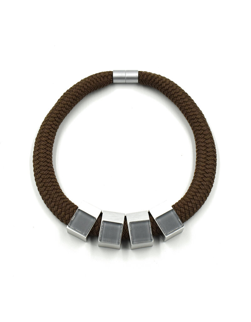 Christina Brampti Glass quad tube thick cord N