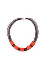 Christina Brampti Mesh cube encased bead N