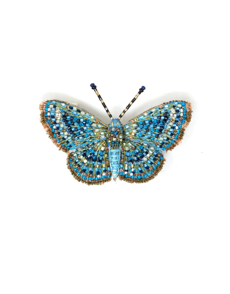 Trovelore ROUNDED METALMARK BUTTERFLY BR