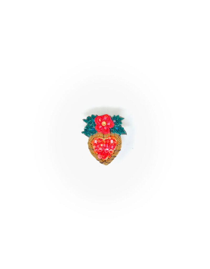 Trovelore HOLLY HEART BUTTON
