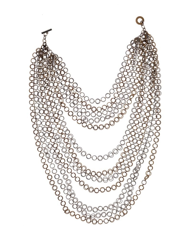 Monica Trevisi Steel layered mini loop N