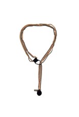 BEE leather brass chain pink gold old silver N