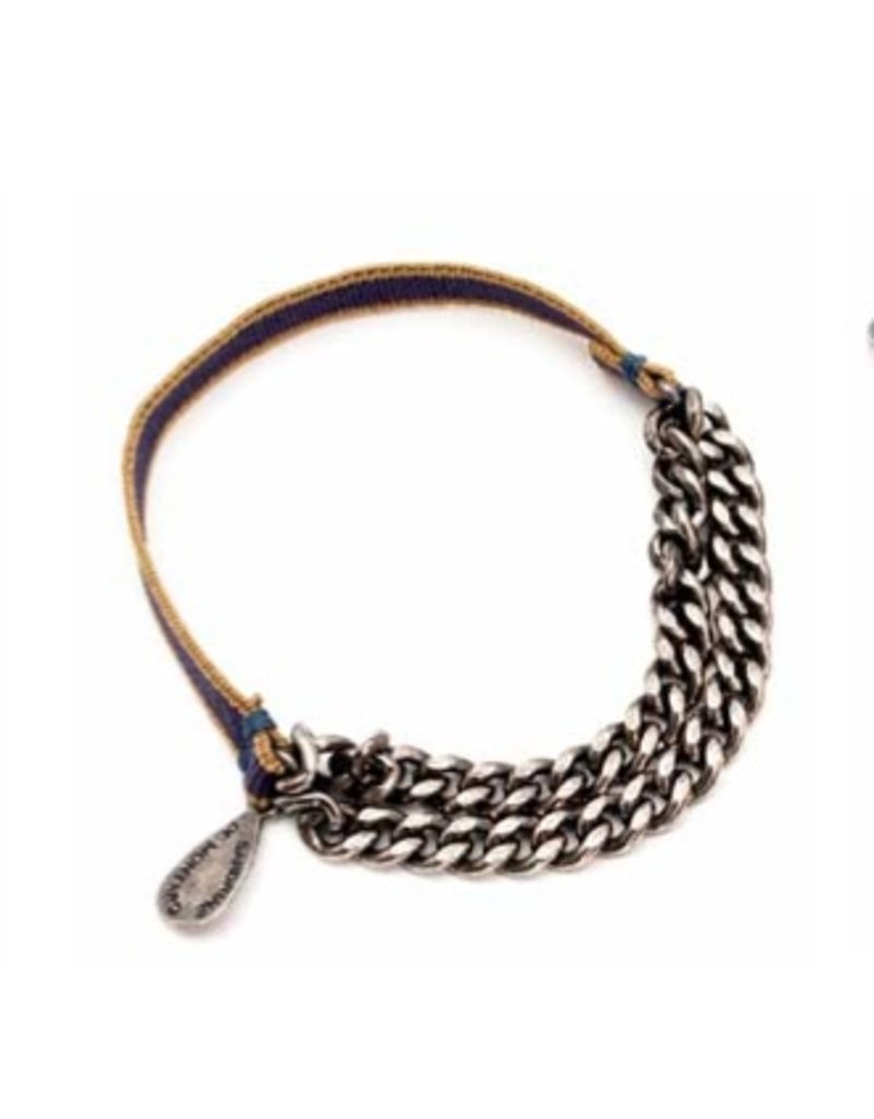 BURMA 2 chain old silver B