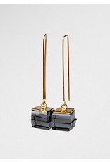 RosaMendez NYORK brass long 4 stack glass E