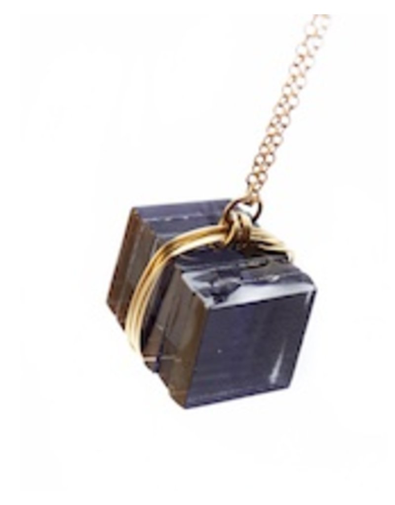 RosaMendez NYORK brass square wrap glass N