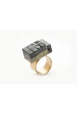 RosaMendez NYORK rectangle side 6 stack glass R