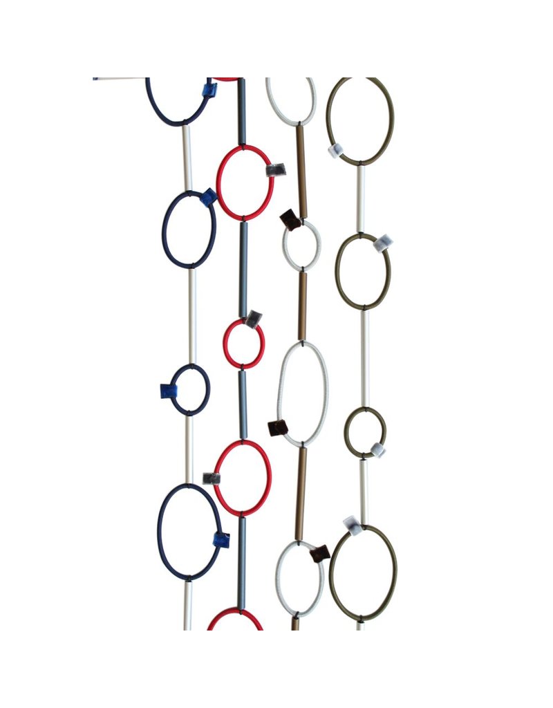 Christina Brampti Cord suede loop aluminum tube N