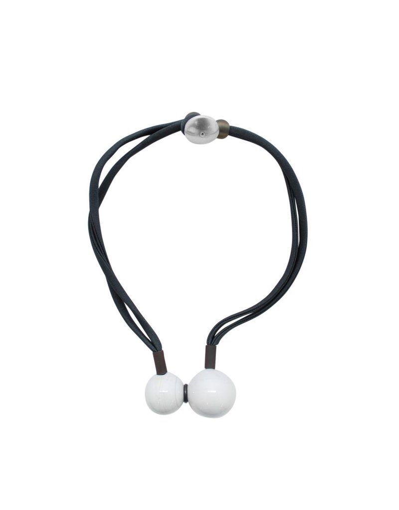 Jolly Two glass ball magnet silk N