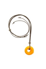 Jolly Donut glass pendant N