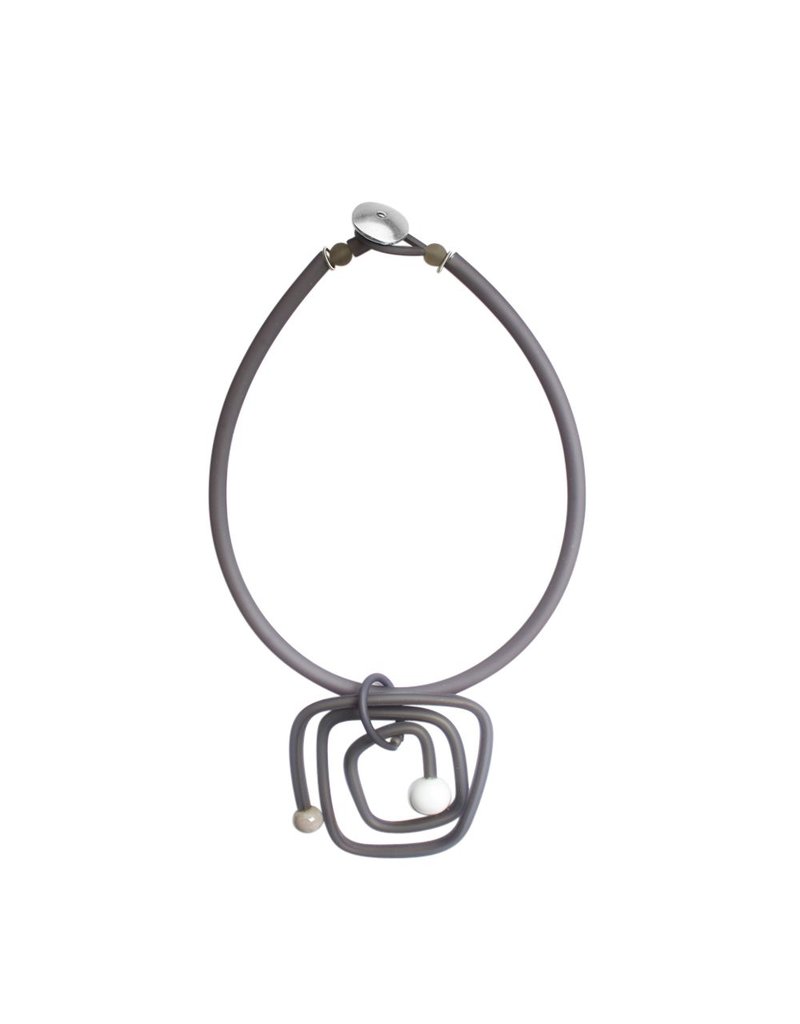 Jolly Square coil ball pendant N