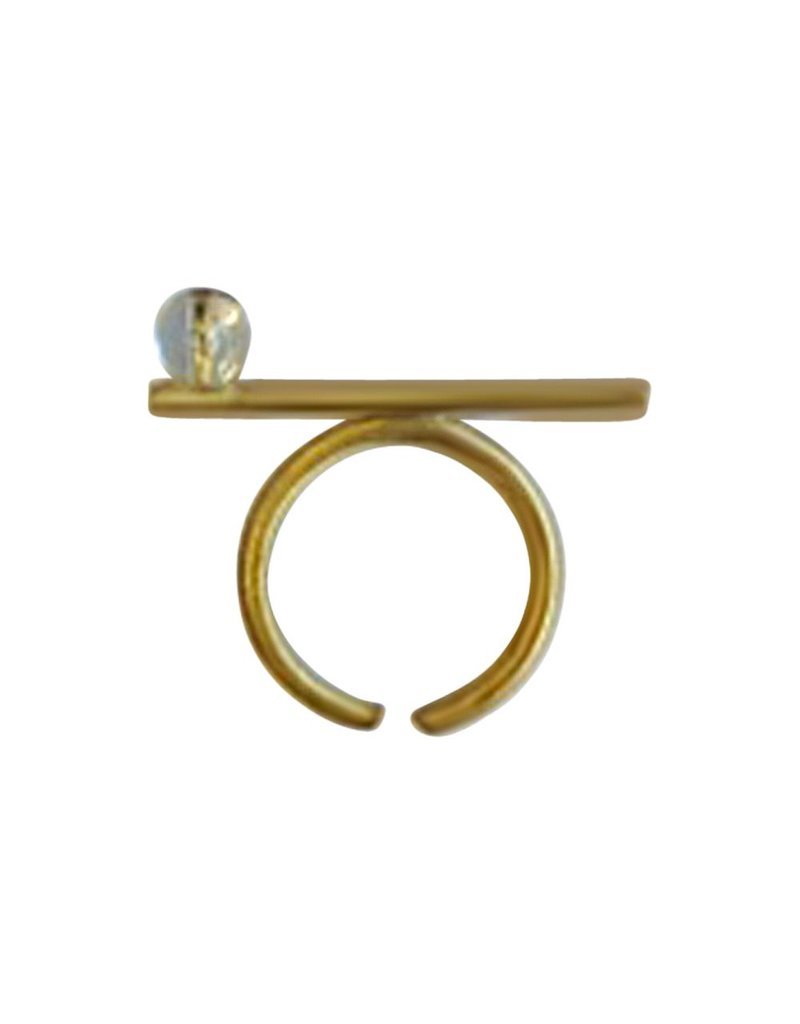 RosaMendez TUBULAR brass stick glass ball R