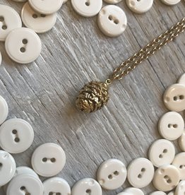 Necklaces Gold Plated Pinecone