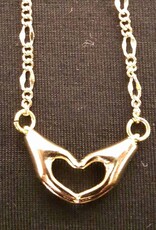 Necklaces Heart in Hands Necklace