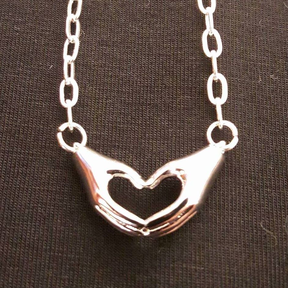 Necklaces Heart in Hands Necklace