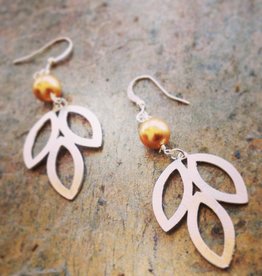Earrings Tri Leaf Earrings