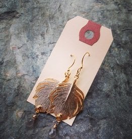 Earrings Rounded Feather Earrings