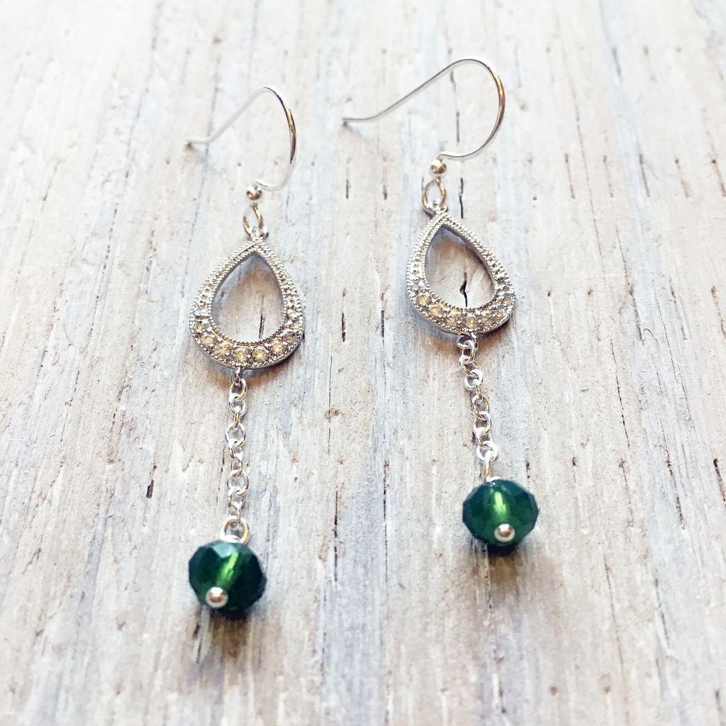 Earrings Denna Luxurious Droplet Earrings