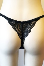 Underwear Bottoms Jessica Cobalt Lace Back Thong