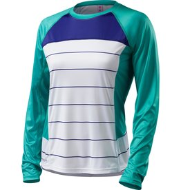 Specialized Andorra Comp Long Sleeve Jersey White / Emerald