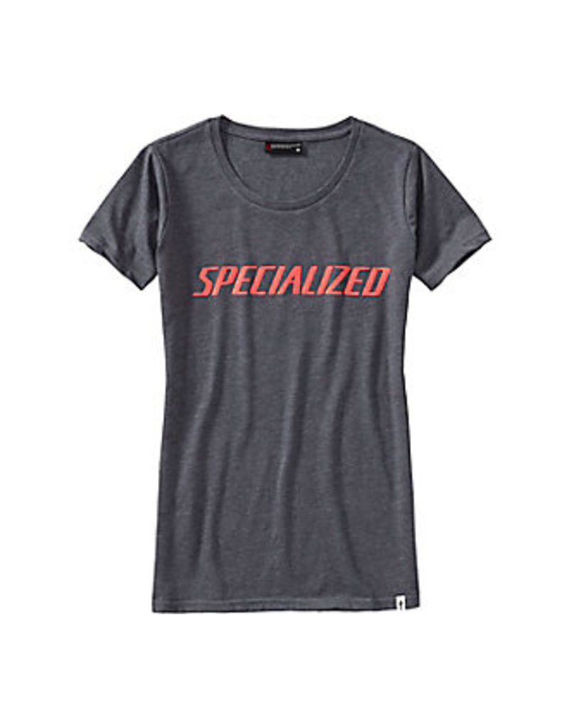 Specialized Women's Podium Tee Carbon / Acid Red