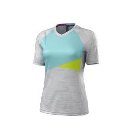 Specialized Women's Andorra Comp Jersey Grey / Teal