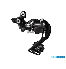 Shimano Deore XT Rear Derailleur, Black, 2 x 10, Medium Cage