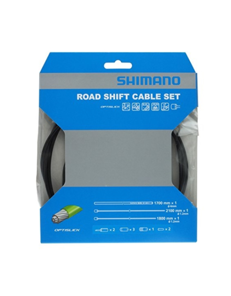 Shimano Optislik Road Shift Cable Set, Black