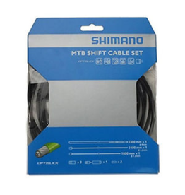 Shimano MTB Optislik Shift Cable Set, Black