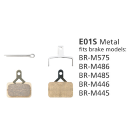 Shimano Metal Brake Pads - E01S