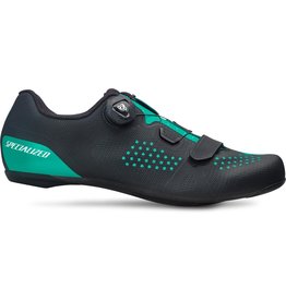 Specialized Women's Torch 2.0 Road Shoes - Black / Acid Mint