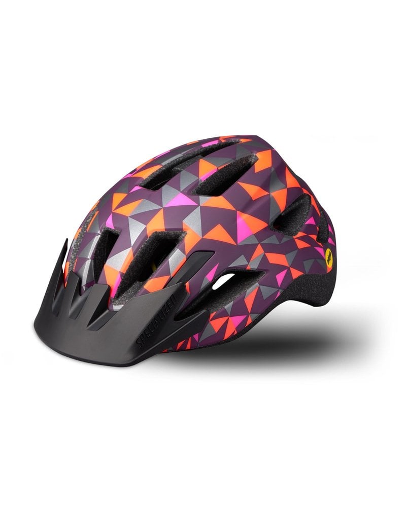 Specialized Shuffle Child Helmet with LED and MIPS - Cast Berry Geo