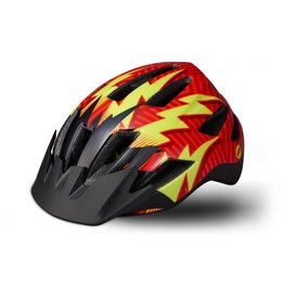 Specialized Shuffle Child Helmet with LED and MIPS - Rocket Red / Black Lightning