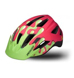 Specialized Shuffle Youth Helmet with LED and MIPS -  Acid Pink Slime