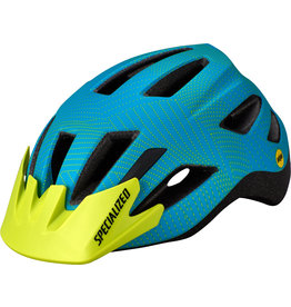 Specialized Shuffle Child Helmet - Aqua / Hyper Green Dot Plane