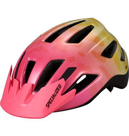 Specialized Shuffle Youth Helmet with LED and MIPS -  Yellow / Acid Pink